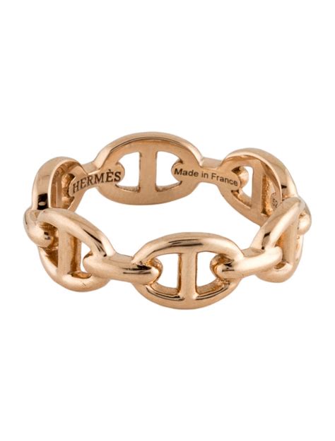 hermes chaine d ancre enchainee ring